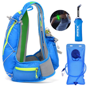 Lightweight Running Hydration Vest Backpack 15L Outdoor Trail Running Marathon Cycling Hiking Climbing Outdoor Sport Bag Pack XL