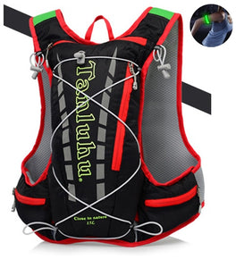 Lightweight Running Hydration Vest Backpack 15L Outdoor Trail Running Marathon Cycling Hiking Climbing Outdoor Sport Bag Pack XL