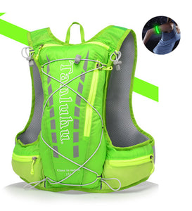 Lightweight Running Hydration Vest Backpack 15L Outdoor Trail Running Marathon Cycling Hiking Climbing Outdoor Sport Bag Pack XL