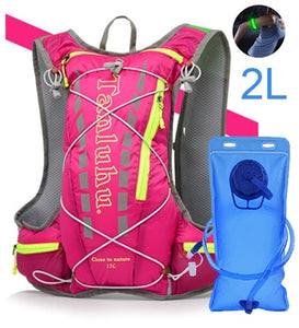 Lightweight Running Hydration Vest Backpack 15L Outdoor Trail Running Marathon Cycling Hiking Climbing Outdoor Sport Bag Pack XL